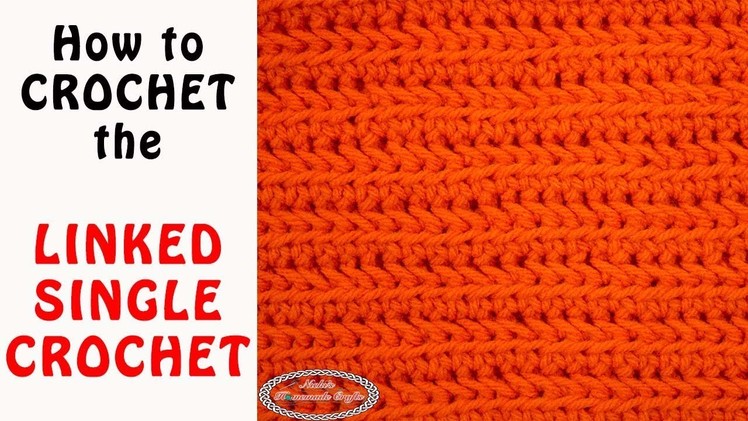 How to Crochet the LINKED SINGLE CROCHET