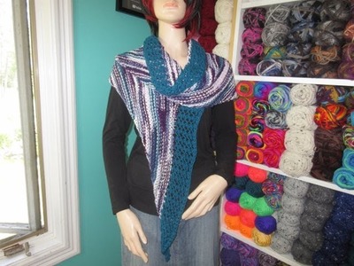 How to knit a shawl or scarf