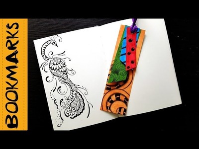 How to make a bookmark | bookmarks | unique bookmarks | book mark making | cool drawing trick
