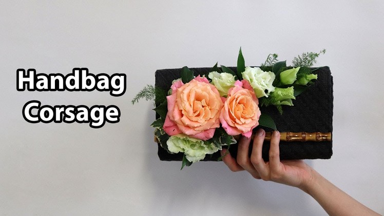 How To Make A Handbag Corsage. How To Attach To A Clutch Bag