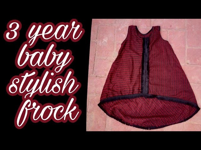 How to make BABY Dress for girl tunic top baby frock designing tutorial LATEST SUMMER DRESS DESIGNS