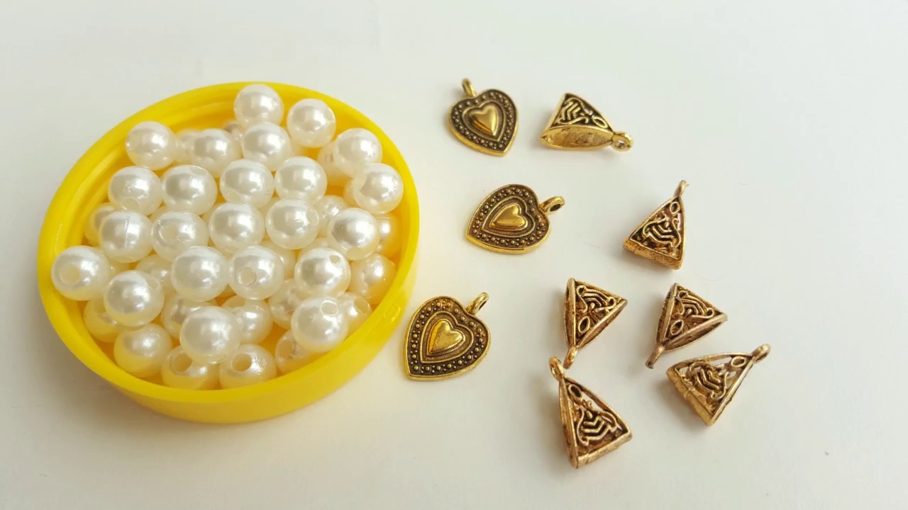 How to Make Beautiful Pearl Necklace At Home | DIY | Jewellery Making Vedio |