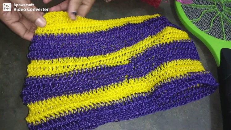How to Make - crochet basket - Part - 6