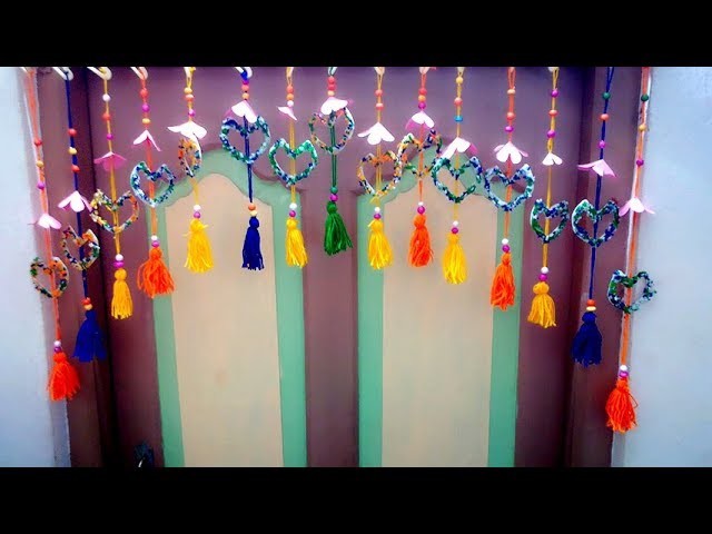 How To Make Door.Wall Hanging Decoration For Home || Diy Door Hanging Craft Ideas | door hanging