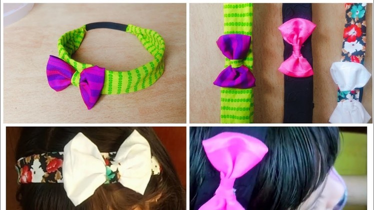 How to make hair bands for kids.Malayalam video.