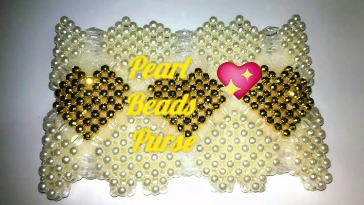 How to make Pearl Beads.Crystal beads ???? purse .???????? |  Nomi.Namita's crafts