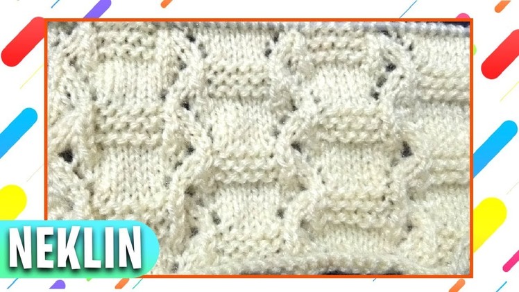 New Knitting Pattern Designs in Hindi || How to Knit in Hindi Tutorial || Neklin Design Tutorial