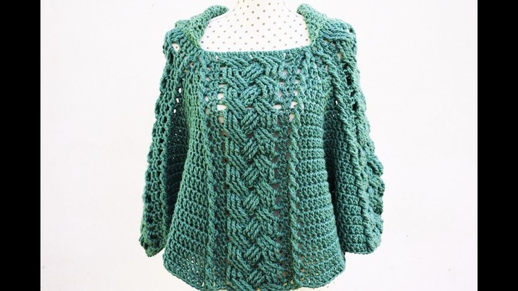 Poncho or coat of woman to crochet MAJOVEL very easy and fast #crochet #ganchillo # easy