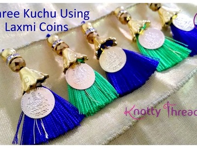 #sareekuchu #laxmicoins #tassels How to make Baby Kuchu using Laxmi Kaasu |Double Colour Saree Kuchu