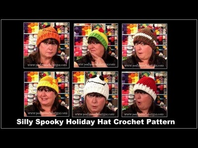 Silly Spooky Holiday Hat Crochet Pattern