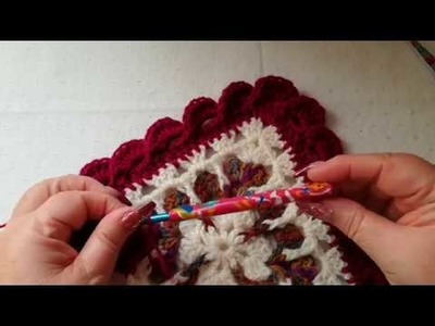 Wavy Shells Border easy crochet stitch tutorial