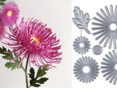 ABC TV | How To Make Spider Chrysanthemum Paper Flower With Shape Punch - Craft Tutorial