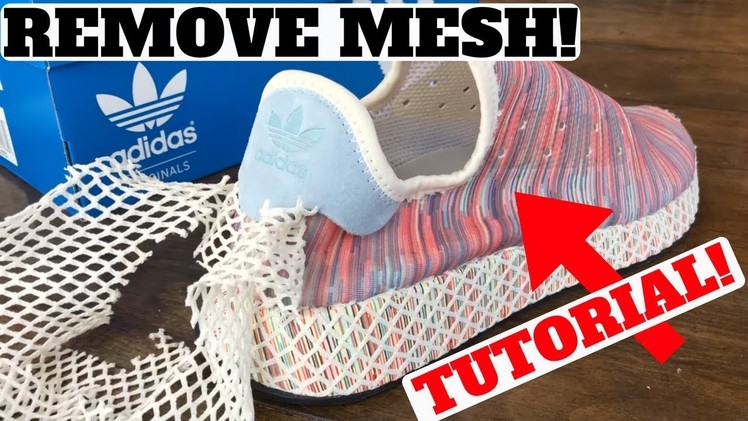 Adidas DEERUPT 'PRIDE’ How to REMOVE The Mesh!