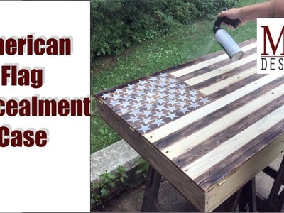 American Flag Concealment Case. Woodworking How To