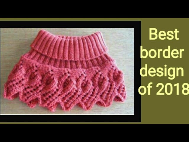 cardigan border design