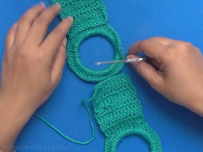 Designer Crochet Pattern | How to make Door Hanging Toran from Woolen Handmade Door Hanging Toran
