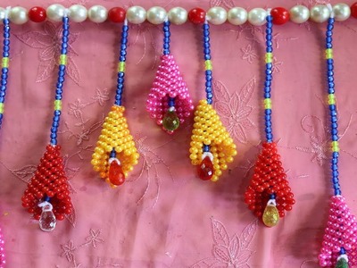 DIY arts and crafts || How To Make Beautiful Beaded Wall Hanging For Home Decor - DIY Home Projects