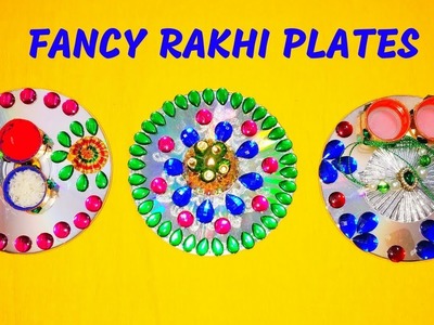 DIY:HOW TO MAKE RAKHI PLATE USING OLD CD||DECORATIVE POOJA THALI|| RAKHI PLATTER in just 4 Minutes