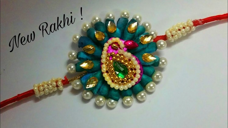 DIY Peacock Rakhi making ideas || How to make beautiful Rakhi at home, diy rakhi ideas