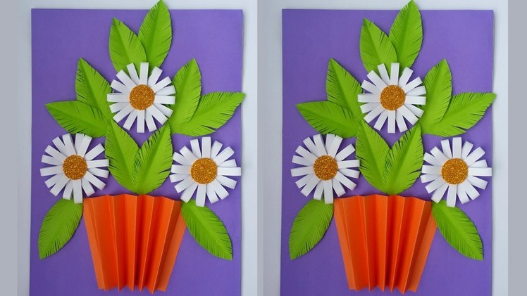 DIY: Wall Decoration Idea!!! How to Make Paper wall Hanging for Room Decoration!!!