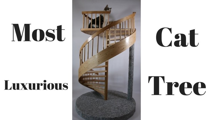 How I built the most luxurious Spiral Staircase Cat Tower  1.3 Scale