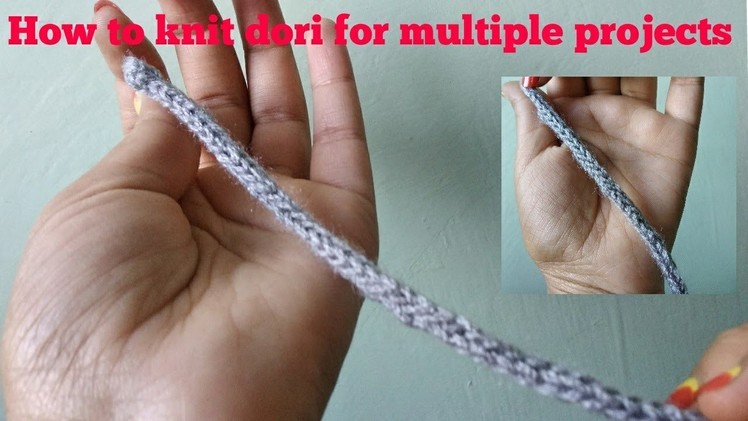 How make dori #icordknitting#knittingdori in Hindi. ( English subtitles)