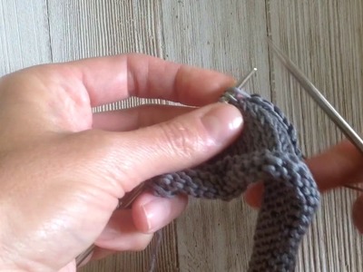 How to bind off by knitting through the back loops