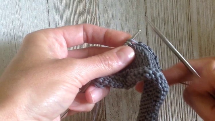 How to bind off by knitting through the back loops