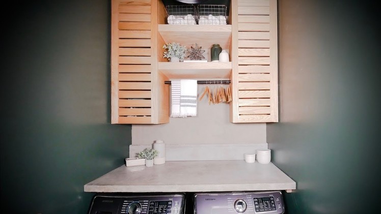 How to Build Cabinets for Laundry Room