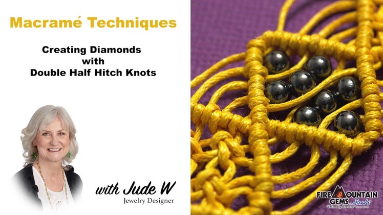 How to Create Diamonds with Double Half Hitch Knots