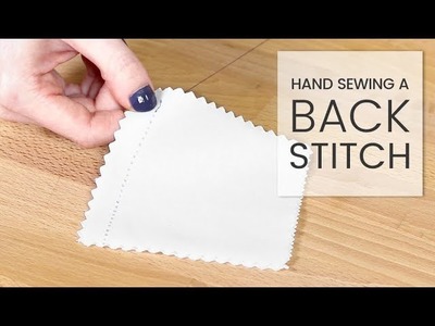 How to Hand Sew a Back Stitch