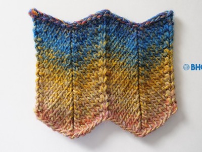 How to Knit Chevron Pattern