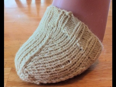 How to Loom Knit Star Modular Drawstring Toe or Afterthought Heel