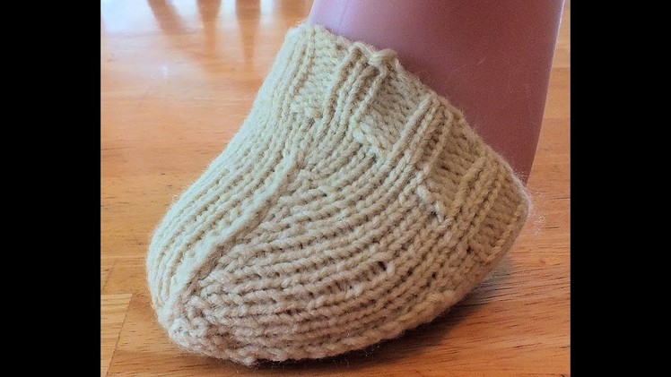 How to Loom Knit Star Modular Drawstring Toe or Afterthought Heel