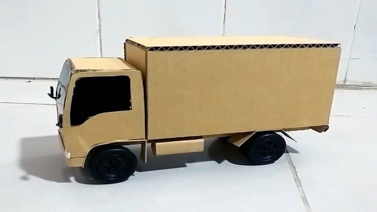 How to make 8 tonne Truck  From Cardboard- Carriage truck-Ice trucks