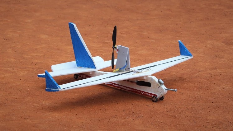How to make a Airplane - pusher airplane