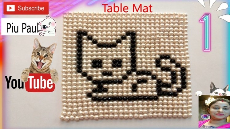 How to make a beaded table mat |Animal design