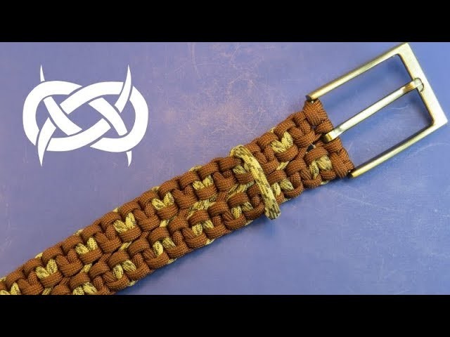 How to make a BrownScale (Color Change) RattlerStrap Paracord Belt