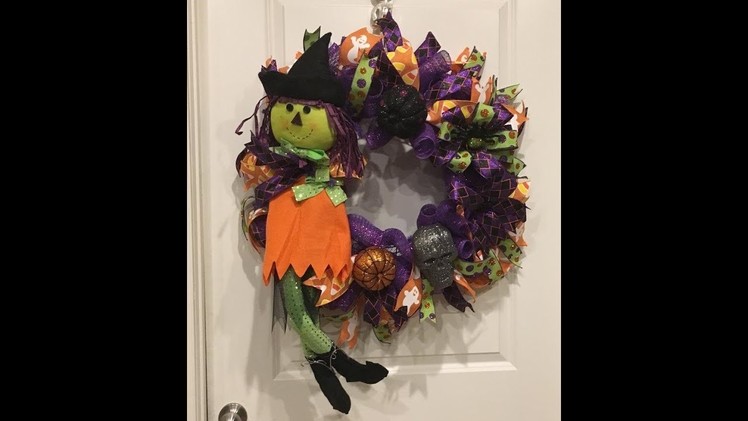 How to make a Cruffle witch  wreath from Trendy Tree Kit