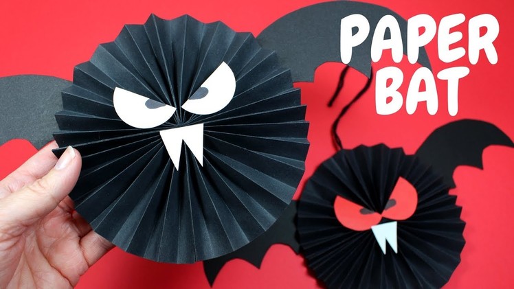How to Make a Paper Bat | Halloween Crafts