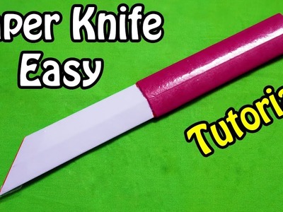 How to make a Paper Knife | Easy | Paper Knife Tutorial