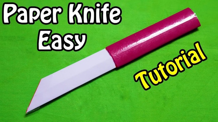 How to make a Paper Knife | Easy | Paper Knife Tutorial