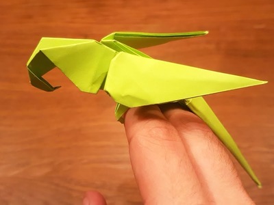 How To Make a Paper Parrot - Origami Tutorial