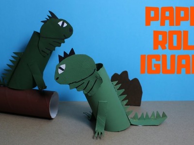 How to Make a Paper Roll Iguana
