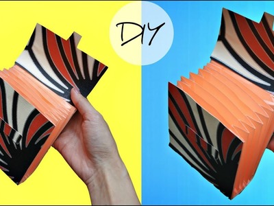How to make a paper wallet with 7 pockets (EASY WAY) | Origami wallet | Easy paper craft