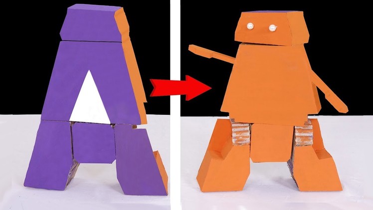 How to make a robot out of cardboard | diy robot