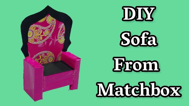 How To Make A Sofa From Matchbox | Best Out Of Waste Matchbox Craft Idea | Best Reuse Idea