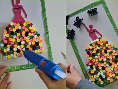 How to make Ballerina Wall Decor | DIY Wall Decoration Ideas | DIY Paper Crafts