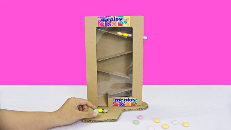 How to Make Candy Dispenser from Cardboard