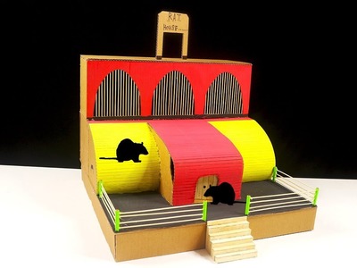How to Make Cardboard House for Rat - Cardboard hamster house